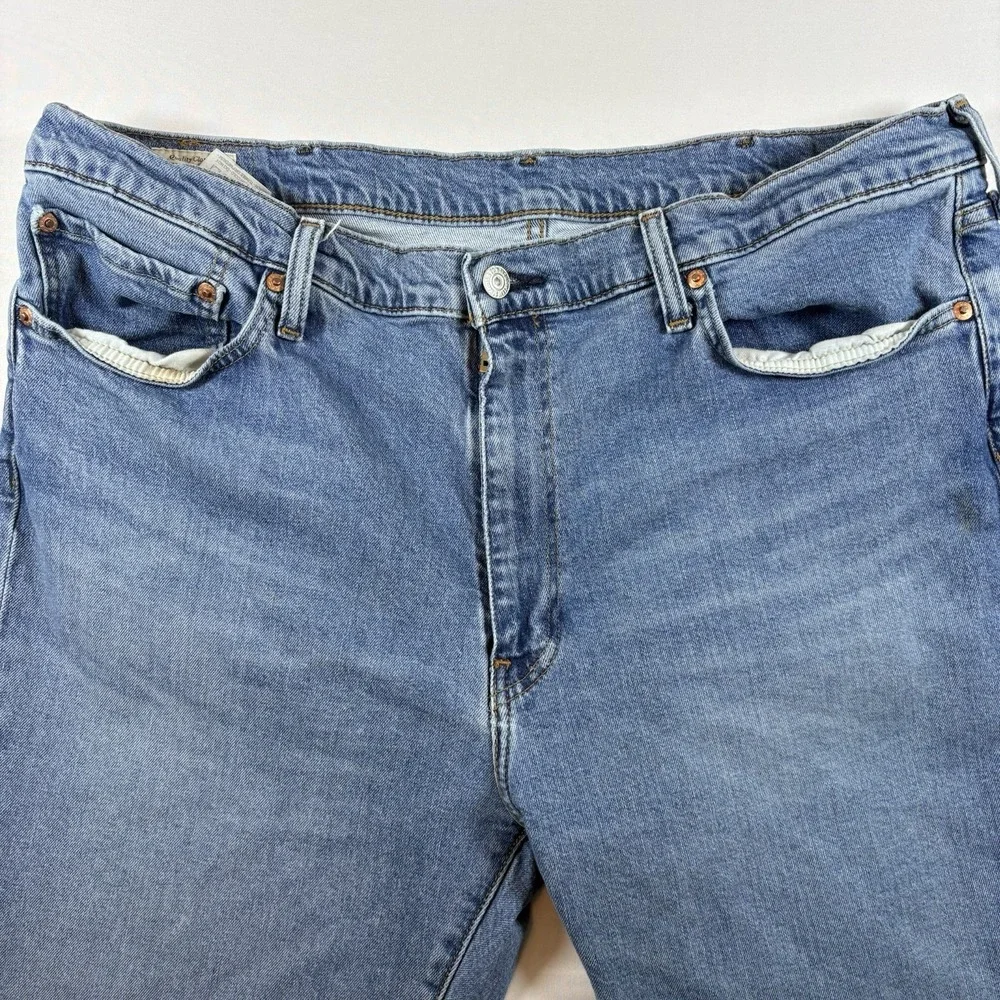 Levi's 514 Straight Fit Jeans‎ Mens 40x32 Blue Denim Premium Casual Classic